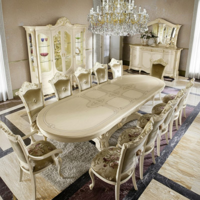 Tafel Luxe Eettafel Italiaans Design Meubels Inrichting Tafels Massief hout