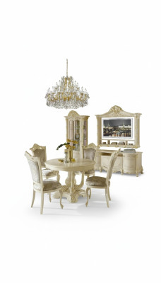 Eettafel 4 x Stoel Set Meubelstuk Tafel Eetgroep Tafels Eetservies Groep 5 dlg
