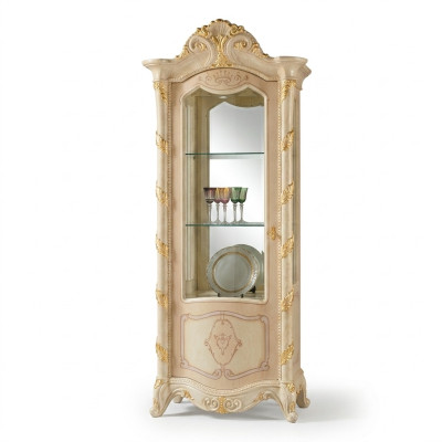 Kasten Dressoir Italiaanse meubels Houten vitrinekast Vitrines Woonkamer