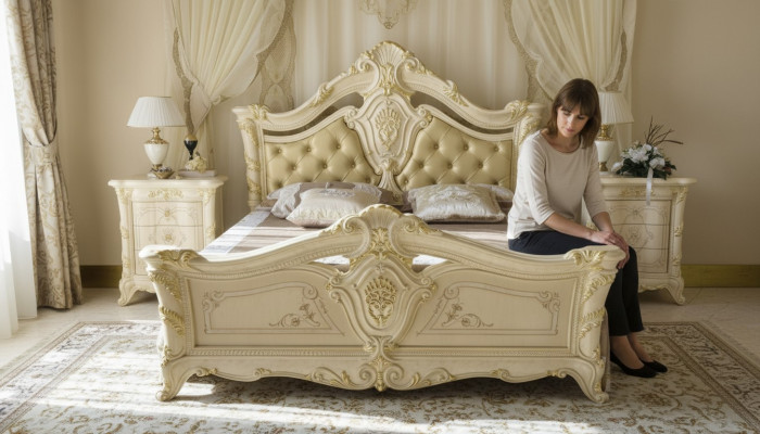 Chesterfield slaapkamer Barok meubels textiel klassiek bed luxe