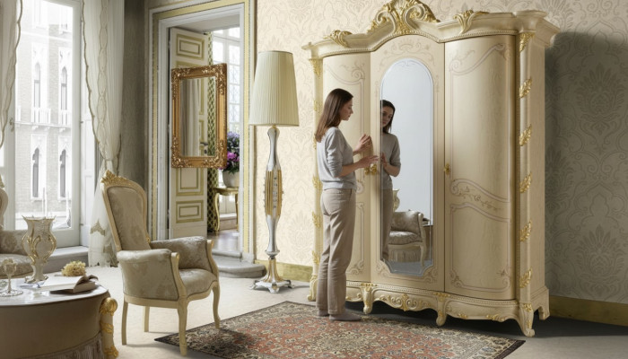 Inrichting kasten slaapkamer nieuwe kast kleerkast meubels Italiaans