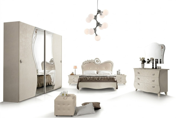 Ontwerp slaapkamer complete set nachtkastje kledingkast barok rococo 6-delig.