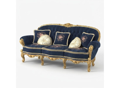 Chesterfield Klassieke Driepersoons Bankstel Woonkamer Textiel Banken 3-Zits Nieuw