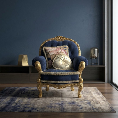 Nieuwe fauteuils bankstellen bank klassiek textiel klassieke meubels luxe 1-zitsbank