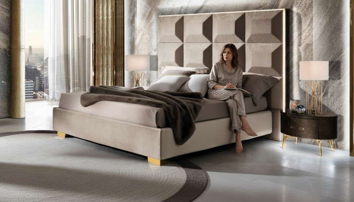 Modern Bed Luxe Bedden Chesterfield Meubels Barok Hotel Textiel Slaapkamer