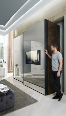 Kast Massieve Slaapkamermeubels Italië Massief Houten Kledingkast Houten Kast