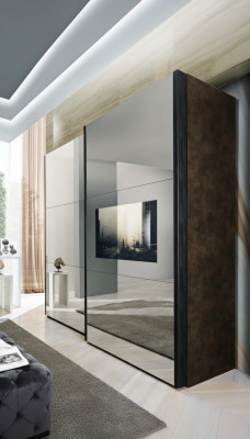 Kast Massieve Slaapkamermeubels Italië Massief Houten Kledingkast Houten Kast