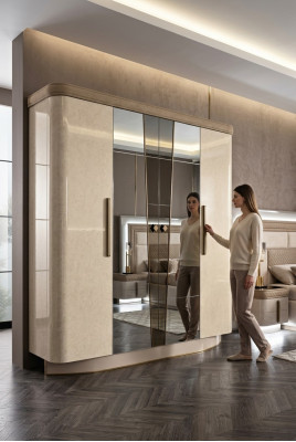 Slaapkamer meubels Italië houten kast Massief houten kledingkast Kast Massief