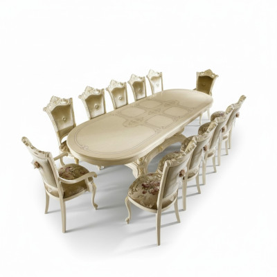 Houten meubels uit Italië Eetkamertafels Inrichting Eettafel Luxe Tafel Massief