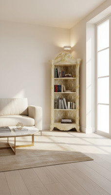 Kasten Ontwerp Barok Stijl Vitrinekast Bar Kast Massief Boekenkast Hout