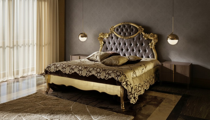 Chesterfield Klassiek Bed Luxe Meubels Barok Hotel Lederen Slaapkamer Bedden.