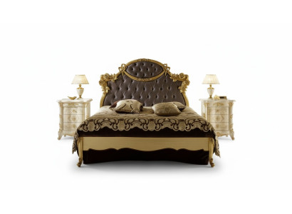 Chesterfield Klassiek Bed Luxe Meubels Barok Hotel Lederen Slaapkamer Bedden.