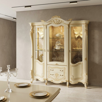 Vitrine Dressoir Buffetkast Italiaanse meubels Inrichting Rekken Vitrines