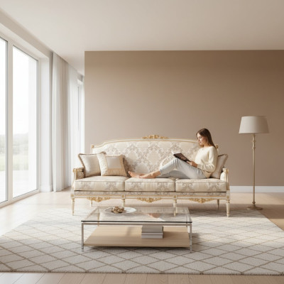 Bankstellen Zitbank Driezitter Nieuw Design Klassieke Bank Bankstellen Bekleding 3-Zits