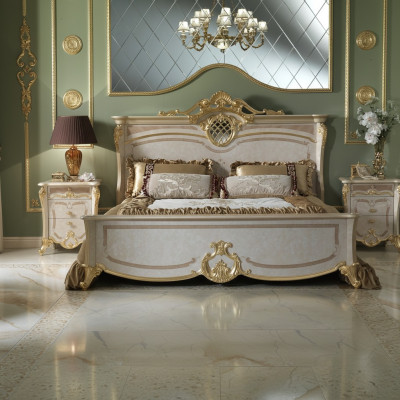 Bed Slaapkamer Bedden Tweepersoonsbed Bedframe Hotel Design Bekleding Luxe Meubels