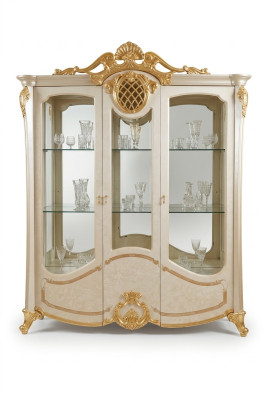 Vitrinekast Vitrinekasten Design Italiaanse meubels Woonkamer Nieuw