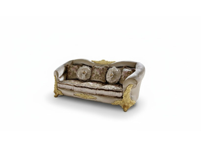 Bank 3-zits bankstel kamer bruin Chesterfield driezitter bank bekleding design.