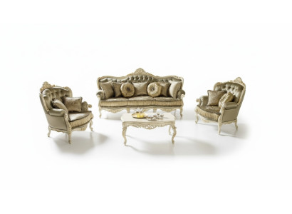 Bankstel 3+1+1 zits set designbanken gestoffeerde banken relaxbank bank nieuw