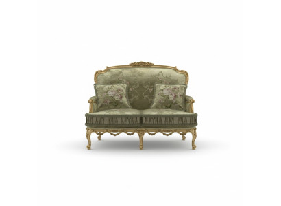 Bank 2-zits klassieke banken luxe meubels banken bekleding bank nieuw tweezitter.
