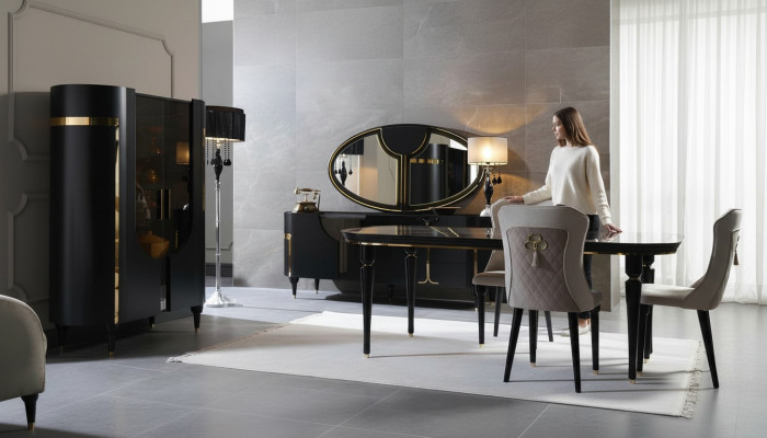 Tafel Hout Tafels Modern Ontwerp Eetkamer Ess Luxe Tafel in Italiaanse Stijl