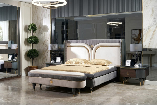 Ontwerp Luxe Poef Bekleding Modern Textiel Relax Bijzettafel Sofa Italiaanse Stijl
