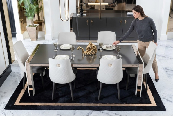 Massief houten meubels uit Italië Eettafels Inrichting Eettafel Luxe