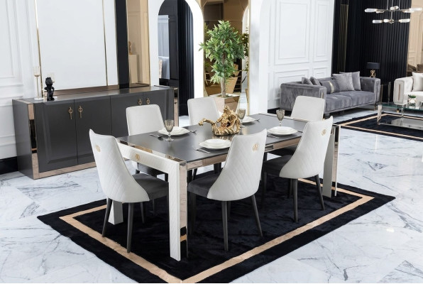 Massief houten meubels uit Italië Eettafels Inrichting Eettafel Luxe