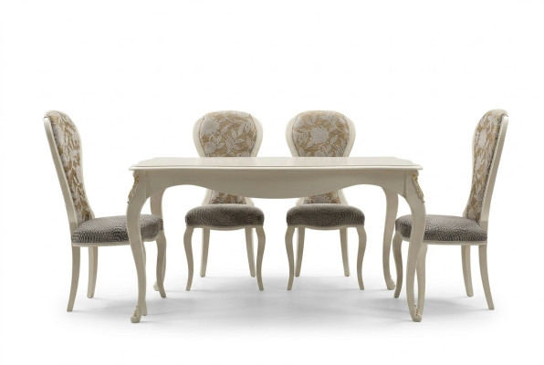 Klassieke tafel Houten tafel Barok Rococo Eetkamer Koninklijke eettafel