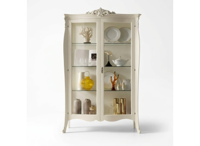 Vitrine Massief Houten Meubels Glazen Kast Kasten Vitrines Woonkamer Dressoir Nieuw