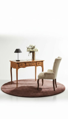 Kantoor Bureau + Stoel Compleet Set Meubels Tafels Luxe Italië Tafel 2-delig.
