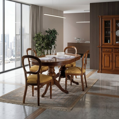 Tafel Houten tafel Barok Rococo Eetkamer Koninklijke eettafel Klassieke tafel
