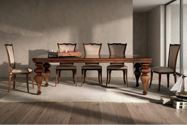Tafel Meubels Eettafel Natuurlijk hout Retro stijl Eetkamer Woonkamer Eettafels Hout