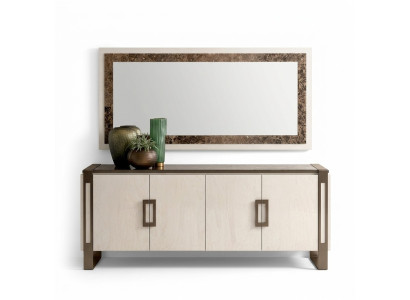 Ontwerper ladekast dressoir lage kast kast woonkamer plank luxe spiegel