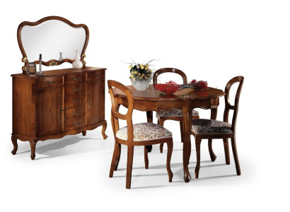 ronde tafel stoelen 4-delige eetkamerset houten tafel eetkamerstoel eettafelgroep