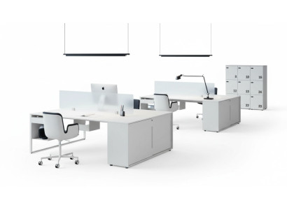 Bureau Werktafel Computertafel Dubbele bureau met lade