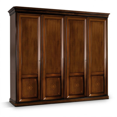 Luxe kast kledingkast Italiaanse meubels slaapkamer massief houten kasten