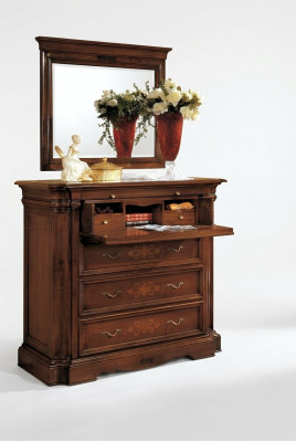 Sideboard Dressoir Houten ladekast met 4 laden Nieuwe kast met laden