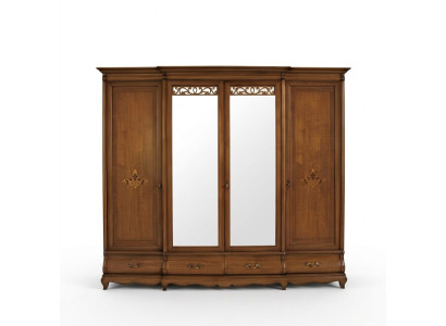 Kledingkast Set Houten Kast Slaapkamer Massief Houten Meubels Italië Kasten