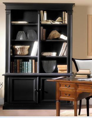 Rek scheidingswand planken dressoir vitrine hout luxe Italiaanse meubels massief