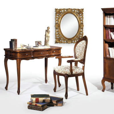 Schrijftafel Secretaris Schrijftafels Italiaanse meubels Tafel Stoel Set Kantoor 2-delig