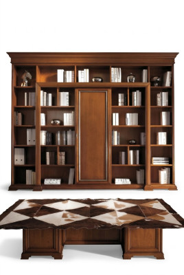 Boekenkast Italiaanse meubels Plank Houten kasten Planken Vitrine Buffet