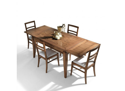 Natuurhouten eettafel Tafel Ontwerp Moderne eetkamer Uitschuifbare tafel Nieuw