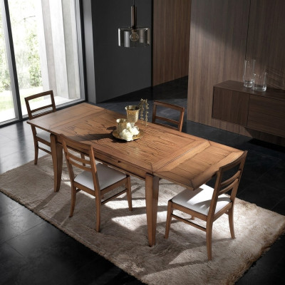 Eetkamer Set Eetgroep Eettafel + 4x Stoelen Stoel Modern Tafel Tafels Set