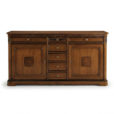 Luxe dressoirbuffet in antieke stijl, Italiaanse luxe meubels, dressoir.