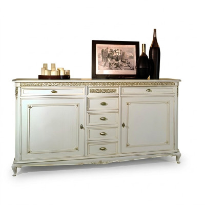 Dressoir Dressoir Sideboard Bruin Sideboards Massief Houten Kast Meubels Kommode