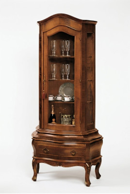 Dressoir massief houten woonkamer dressoir Vaccari cav giovanni met glazen deuren