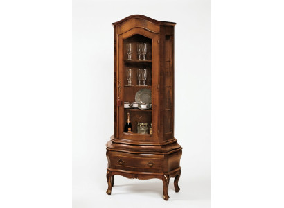Dressoir massief houten woonkamer dressoir Vaccari cav giovanni met glazen deuren