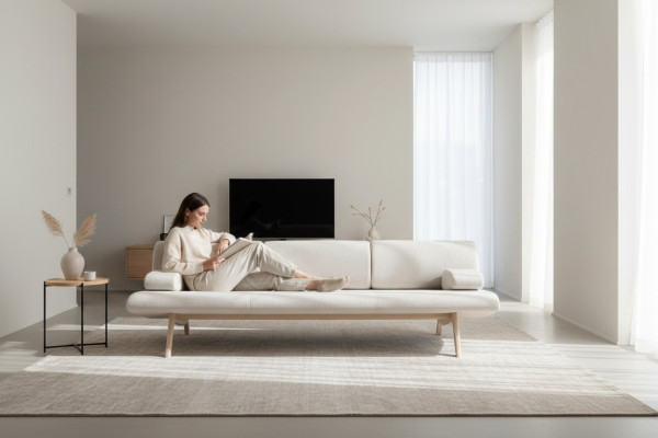 Ontwerper bankstel 3-zits bank gestoffeerde banken Design bankstel Nieuw Zitbank Driezitter Hout