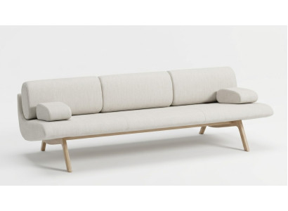 Ontwerper bankstel 3-zits bank gestoffeerde banken Design bankstel Nieuw Zitbank Driezitter Hout