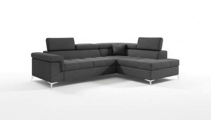 Hoekbank L-vorm Bank Bank Ontwerp Bekleding Slaapbank Textiel Bedfunctie Textiel